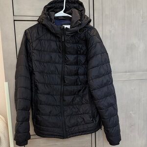 Zara Men's Dark Puffer Jacket